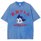 Unisex Astro Boy Printed Washed Tee