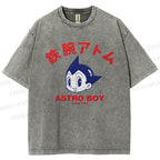 Unisex Astro Boy Printed Washed Tee