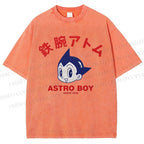 Unisex Astro Boy Printed Washed Tee