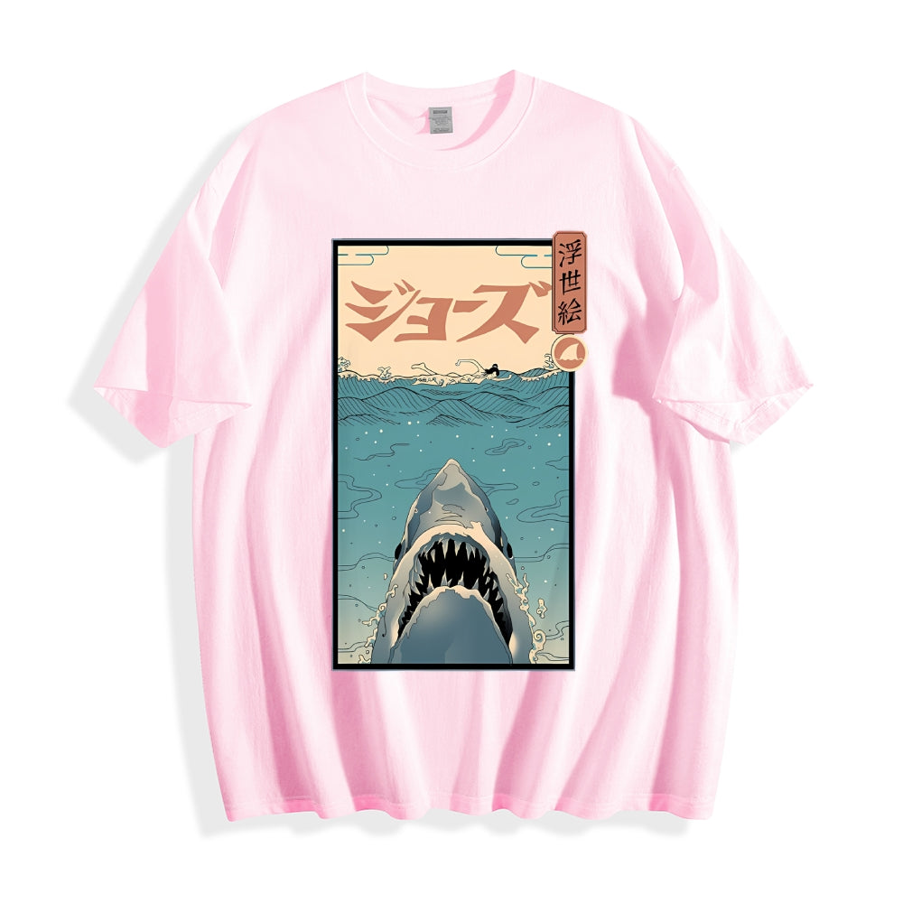 Shark Ukiyoe Japanese Style Classic Tee