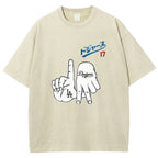 Dodger17 Vintage Japanese Design Washed T-Shirt
