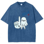 Dodger17 Vintage Japanese Design Washed T-Shirt