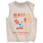 Woody Woodpecker's Fight Club Vintage Distressed Washed Tank Top