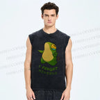 Unisex I Forgot Printed Washed Tank Top