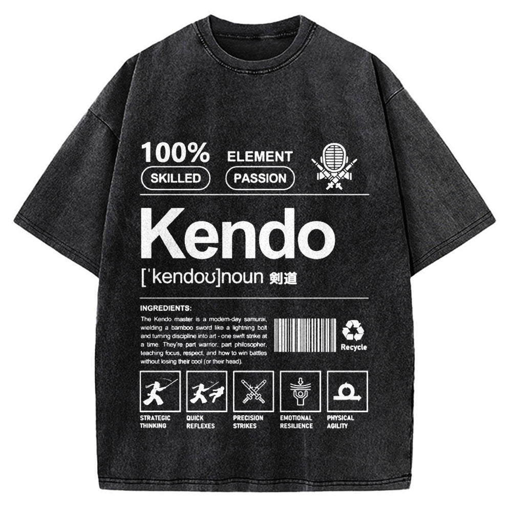 Vintage Japanese Kendo Washed T-shirt