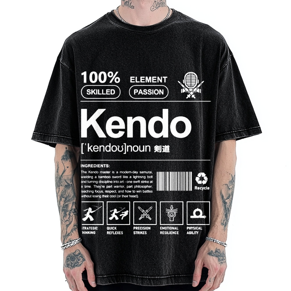 Vintage Japanese Kendo Washed T-shirt