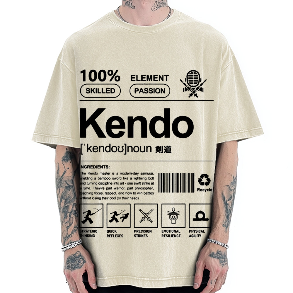Vintage Japanese Kendo Washed T-shirt