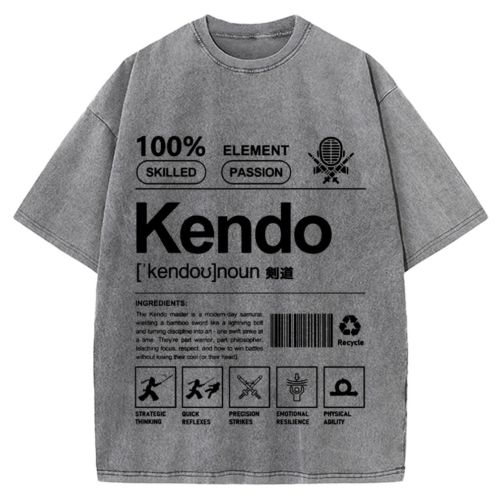 Vintage Japanese Kendo Washed T-shirt