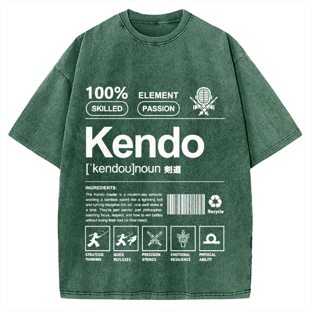 Vintage Japanese Kendo Washed T-shirt