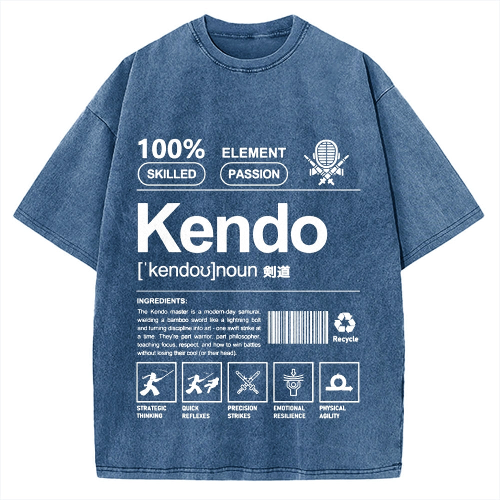 Vintage Japanese Kendo Washed T-shirt