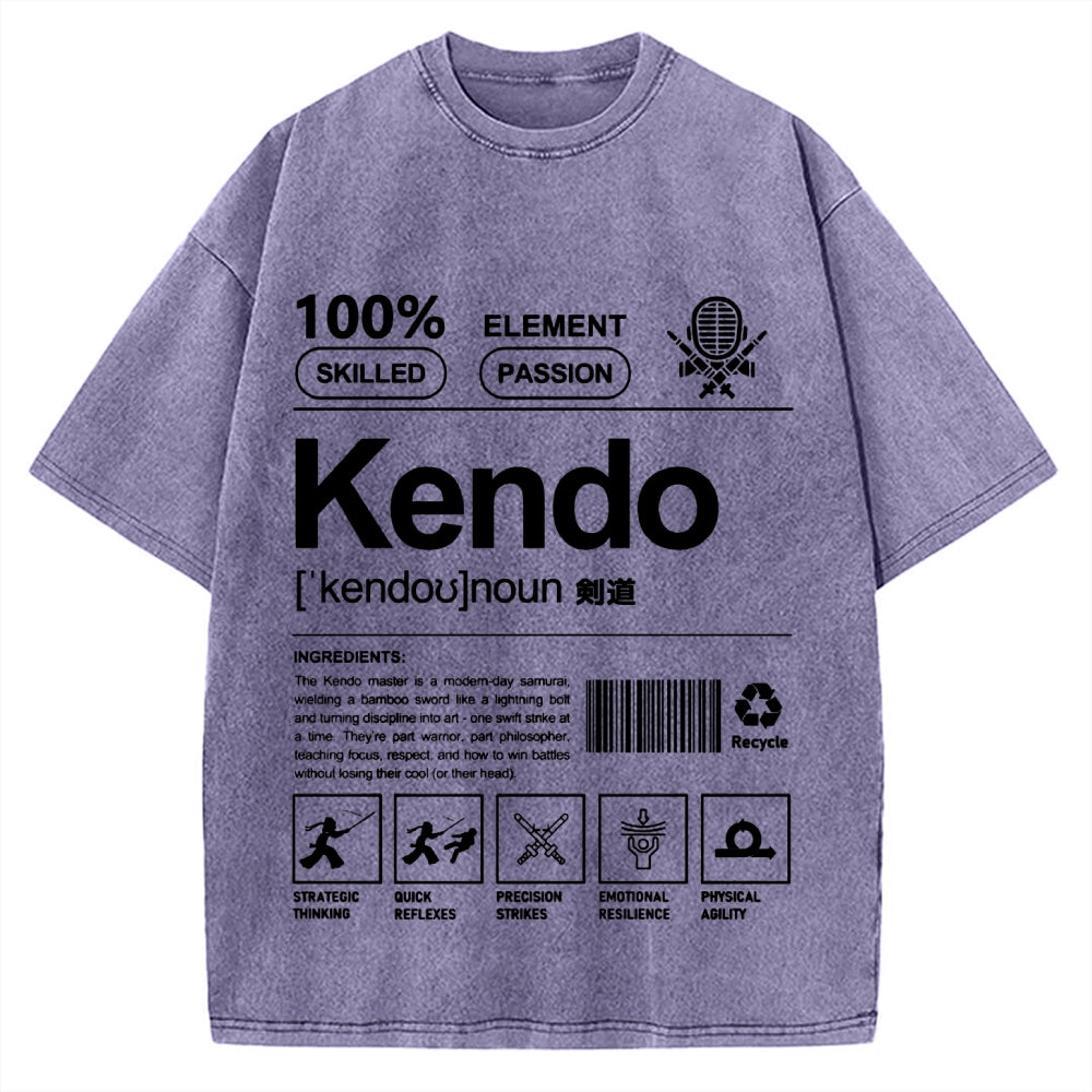 Vintage Japanese Kendo Washed T-shirt