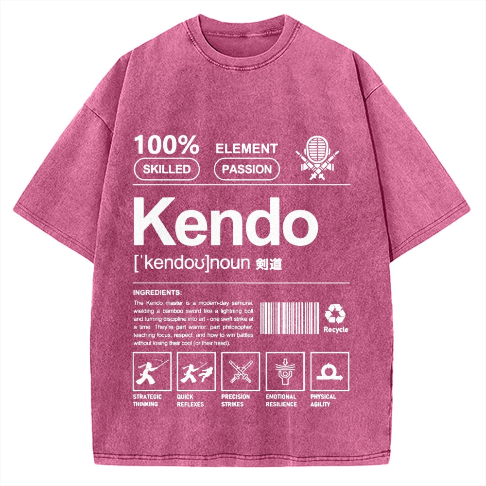 Vintage Japanese Kendo Washed T-shirt