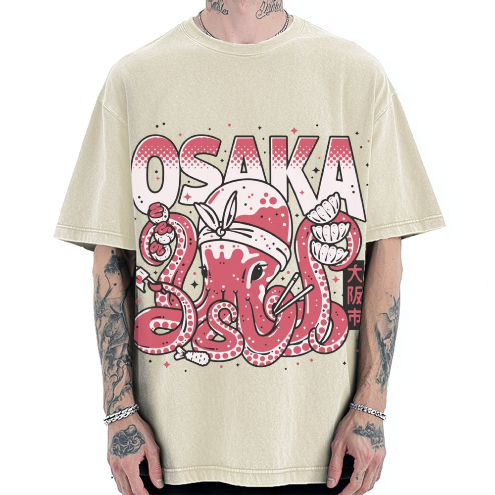 Osaka Octopus Vintage Washed T-shirt