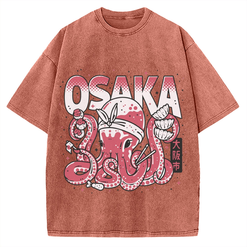 Osaka Octopus Vintage Washed T-shirt