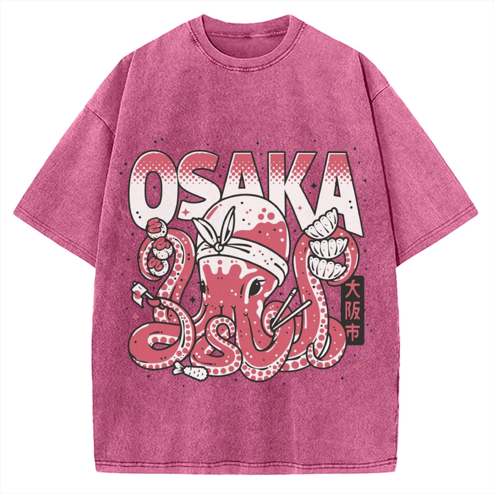 Osaka Octopus Vintage Washed T-shirt