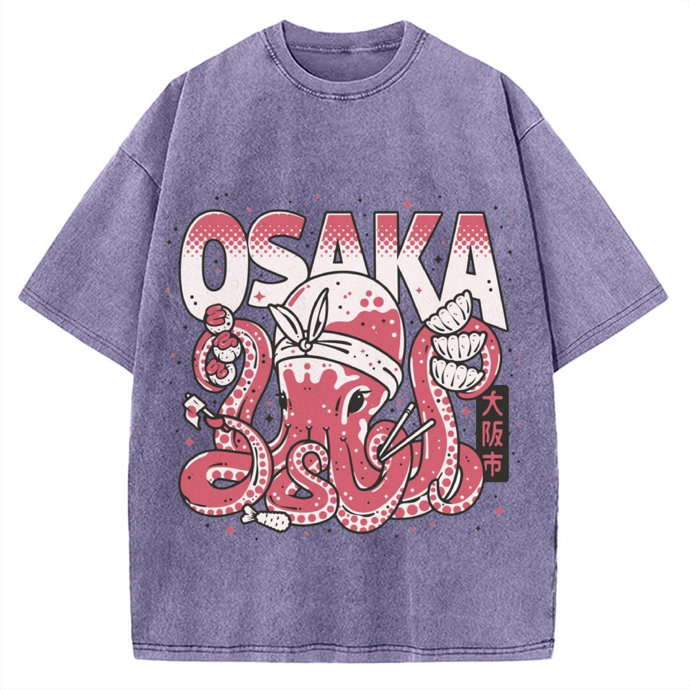 Osaka Octopus Vintage Washed T-shirt