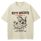 Cat Bakery Washed T-Shirt