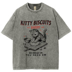 Cat Bakery Washed T-Shirt