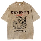 Cat Bakery Washed T-Shirt