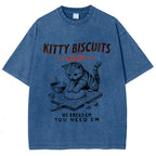Cat Bakery Washed T-Shirt