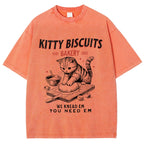 Cat Bakery Washed T-Shirt