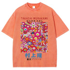 Japan Sunflower Vintage Wash Japanese Design T-Shirt