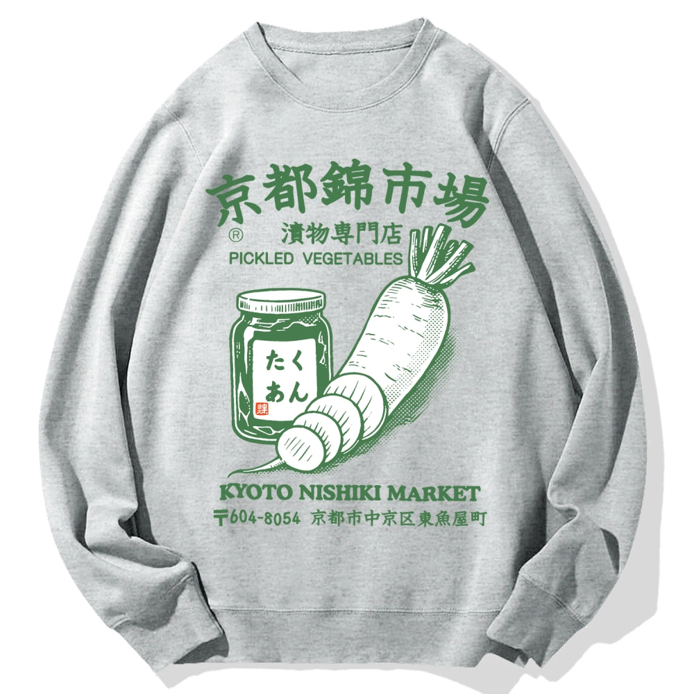 Kyoto Nishiki Market Cotton Sweatshirt
