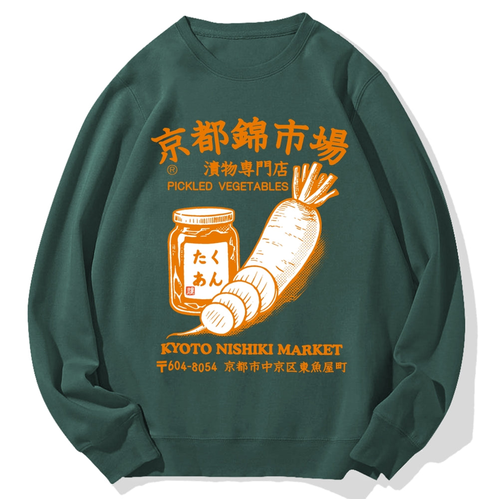 Kyoto Nishiki Market Cotton Sweatshirt