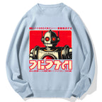 Japanese Vintage Robot  Cotton Sweatshirt