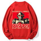 Japanese Vintage Robot  Cotton Sweatshirt