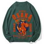 Osaka October Hanabi fireworks Cotton Sweatshirt