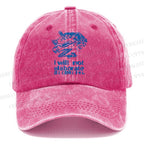 Unisex Japanese Opossum Will Not Elaborate Vintage Casual Washed Cap