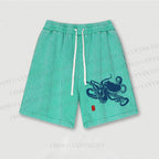 Octopus Japanese Style Washed Vintage Shorts
