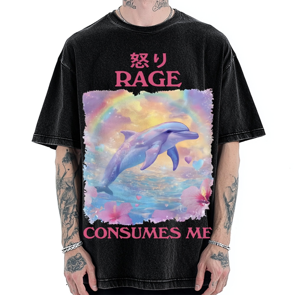 Rage consumes me Vintage Washed T-shirt