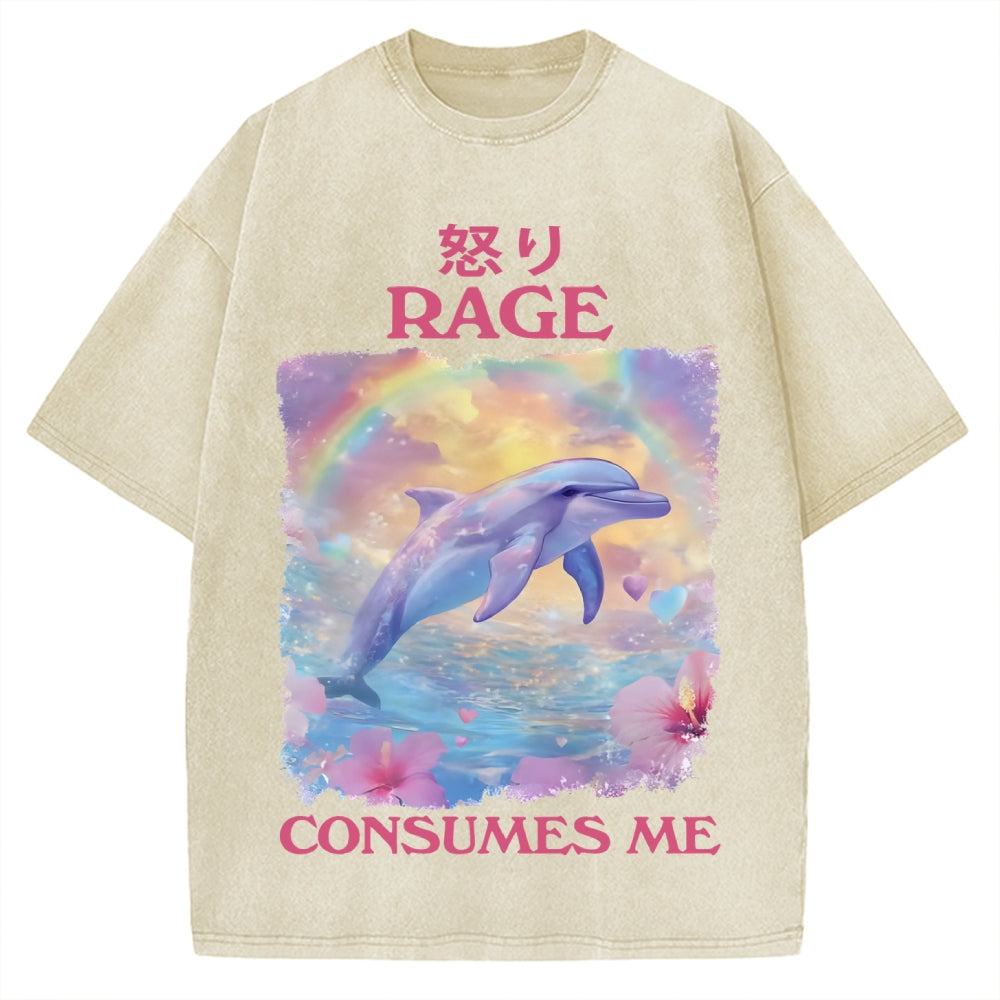 Rage consumes me Vintage Washed T-shirt