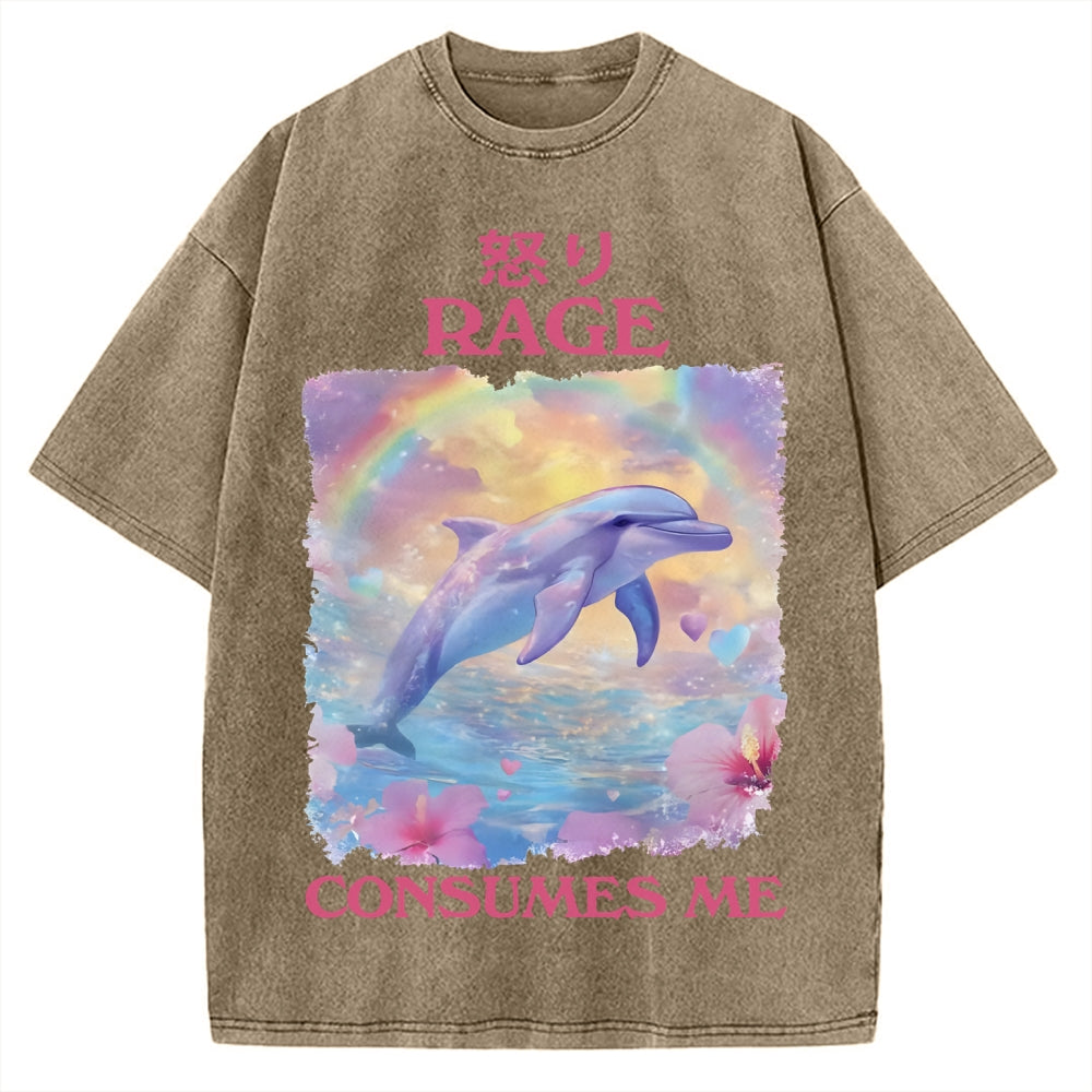 Rage consumes me Vintage Washed T-shirt