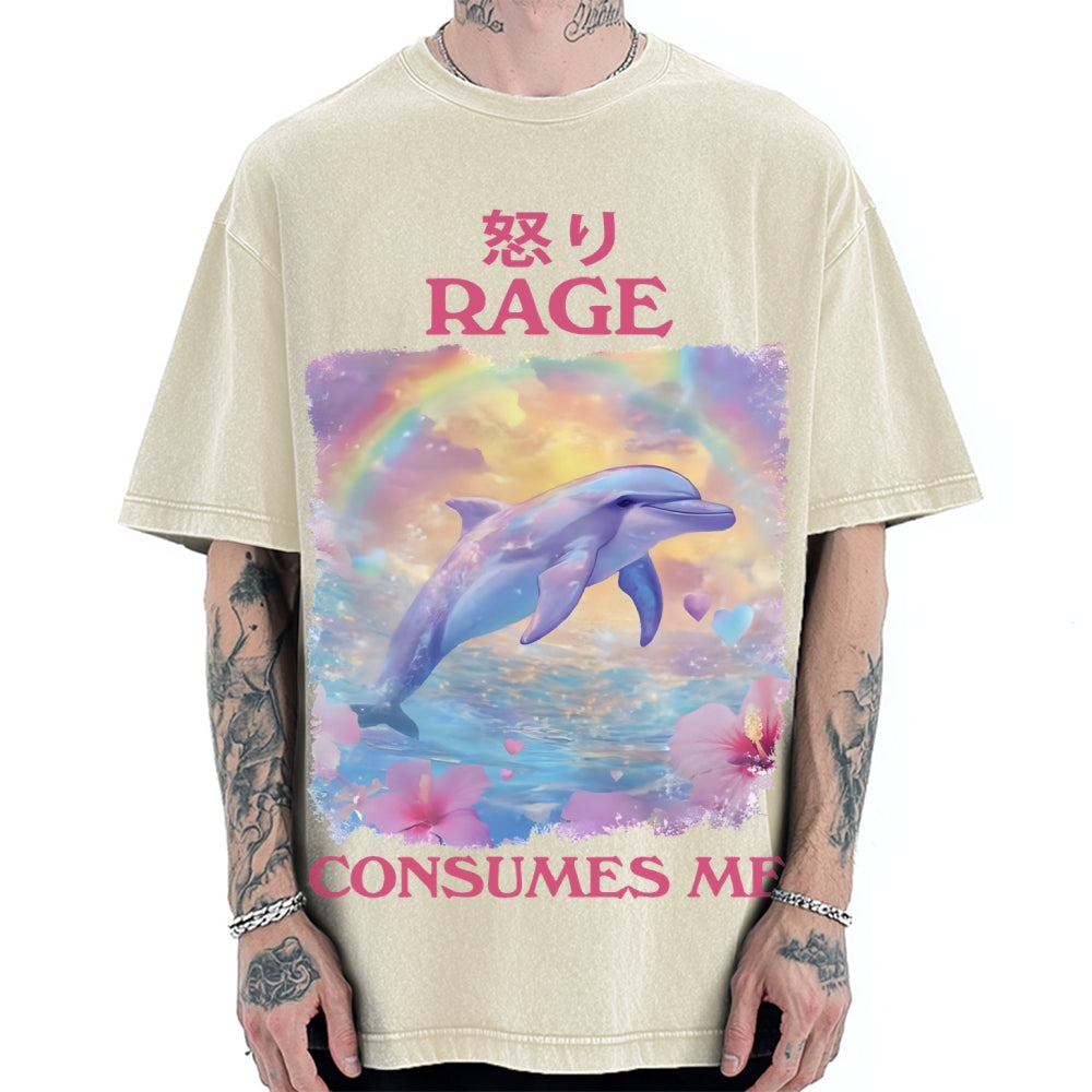 Rage consumes me Vintage Washed T-shirt