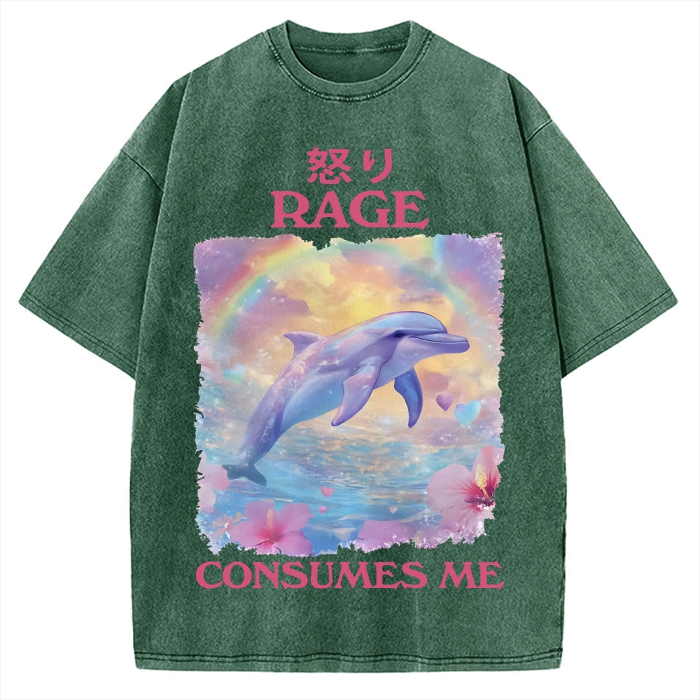Rage consumes me Vintage Washed T-shirt