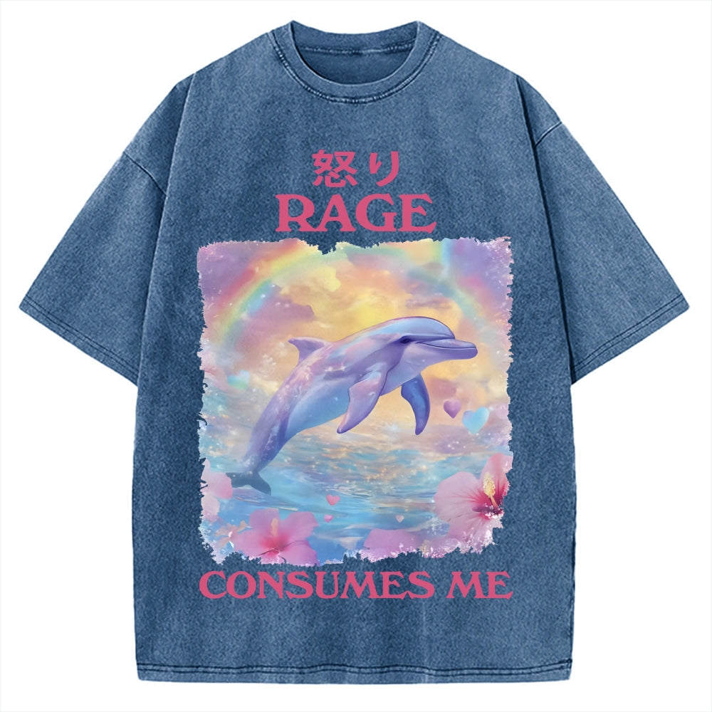 Rage consumes me Vintage Washed T-shirt