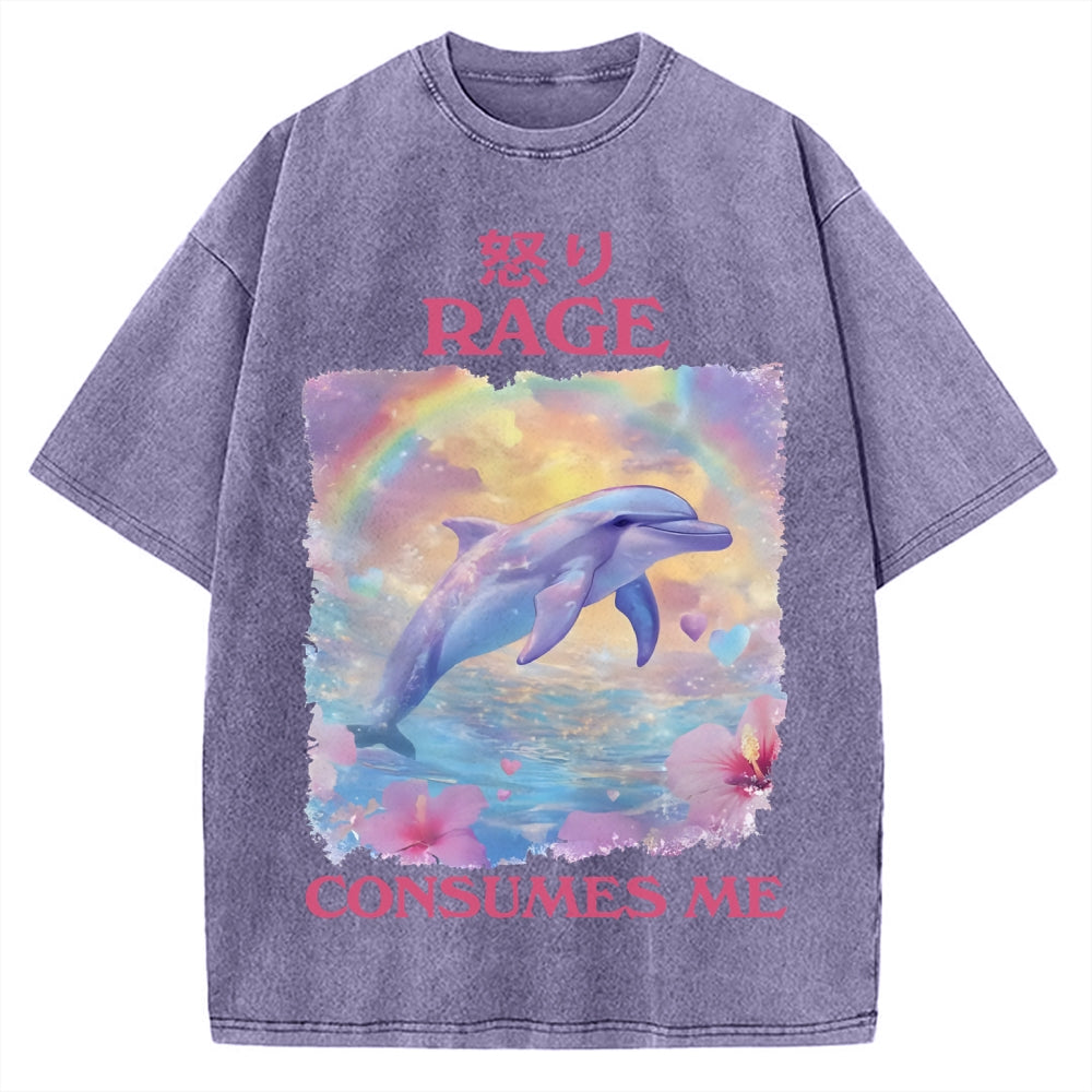Rage consumes me Vintage Washed T-shirt