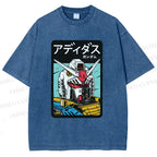 Unisex Gundam RX Printed Washed Tee