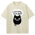 Unisex I Live Under Your Bed Printed Washed Tee
