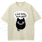 Unisex I Live Under Your Bed Printed Washed Tee