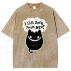 Unisex I Live Under Your Bed Printed Washed Tee