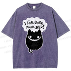Unisex I Live Under Your Bed Printed Washed Tee