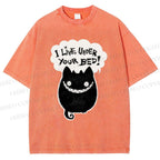 Unisex I Live Under Your Bed Printed Washed Tee
