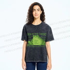 Unisex Frog In Your Throat Printed Washed Tee