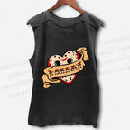 Unisex Friday the 13th Printed Washed Tank Top