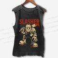 Unisex Friday the 13th Printed Washed Tank Top