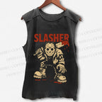 Unisex Friday the 13th Printed Washed Tank Top